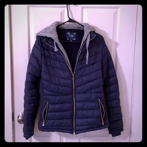 Blue winter jacket
